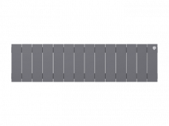 Биметаллический радиатор Royal Thermo Piano Forte 200 /Silver Satin 14 секц.