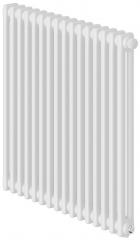 Стальной трубчатый радиатор 2-колончатый Royal Thermo Insignia VC2050 - 16 секц. RAL9016, нижнее 1/2