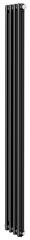 Стальной трубчатый радиатор 2-колончатый Royal Thermo Insignia VC2180 - 04 секц. RAL9005m, нижнее 1/2