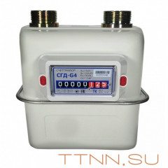 Уличный счетчик газа СГД G4-ТК Счетприбор (на замену NPM-4 и ВК-G-4T) Левый 110 мм, 1 1/4&quot; с термокорректором