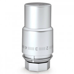 Термоголовка жидкостная Royal Thermo DESIGN М30х1,5 матовый хром (корпус металл)