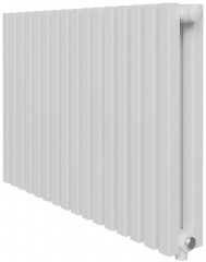 Стальной трубчатый радиатор 2-колончатый Royal Thermo Shift Q30 VC2050 - 12 секц. RAL9016, нижнее 1/2