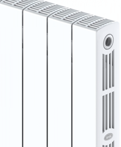 Биметаллический радиатор Rifar SUPReMO 350 х 6 секц НП прав (VR)