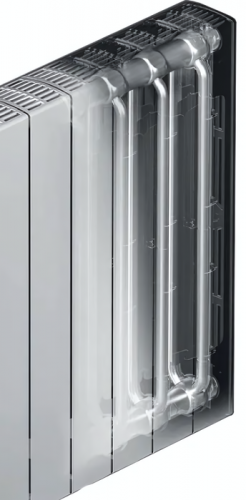 Биметаллический радиатор Rifar SUPReMO 350 х 9 секц НП лев (VL)