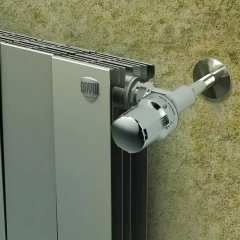 Биметаллический радиатор отопления Royal Thermo PianoForte 500 VD 8 секций Silver Satin