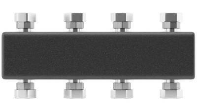 Распределительный коллектор Wester до 3 контуров с кронштейном