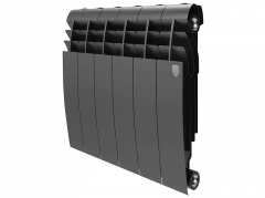 Биметаллический радиатор отопления Royal Thermo BiLiner 350 6 секций Noire Sable
